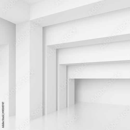 White Column Interior Design
