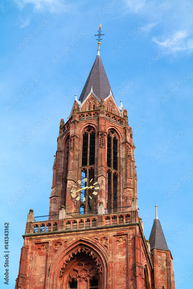 Fototapeta premium Tower of St Johns Church in Maastricht, Netherlands