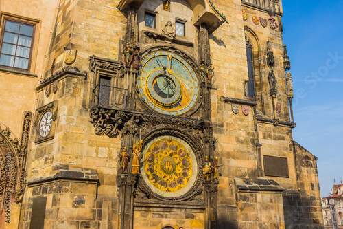Prague Astronomical clock in old town square