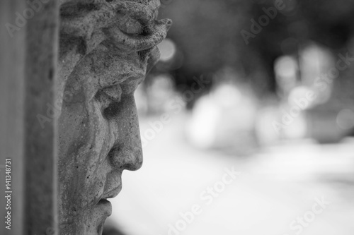 Tablou pe pânză Jesus Christ statue (fragment)