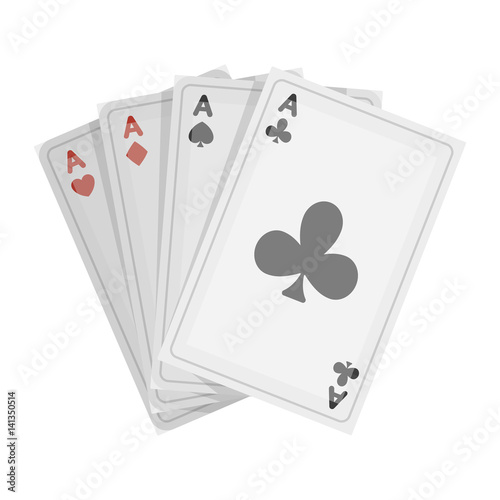 Playing plastic cards for playing poker in the casino. A popular game in the casino.Kasino single icon in cartoon style vector symbol stock illustration.
