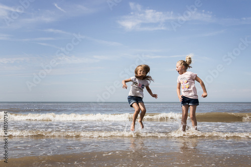 children at beach © Fleur Davies