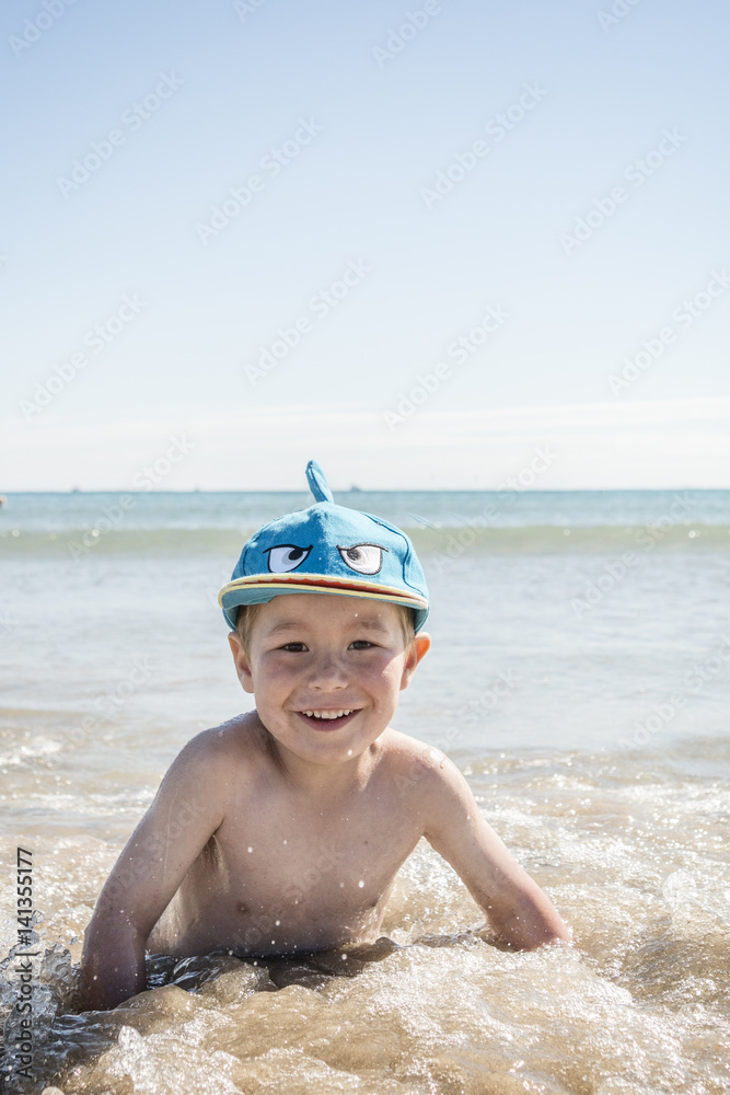 boy at beach