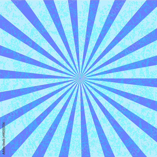 Grunge blue starburst effect background