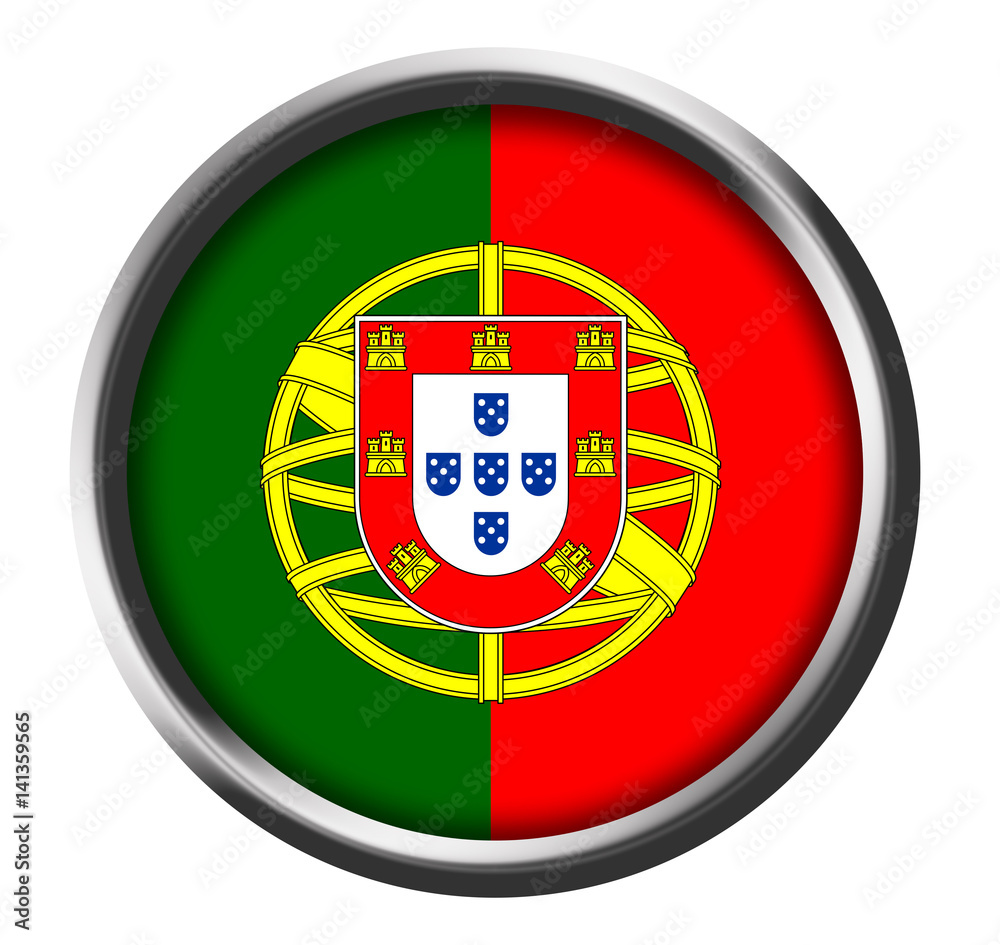 Obraz premium Metallic Button Portugal