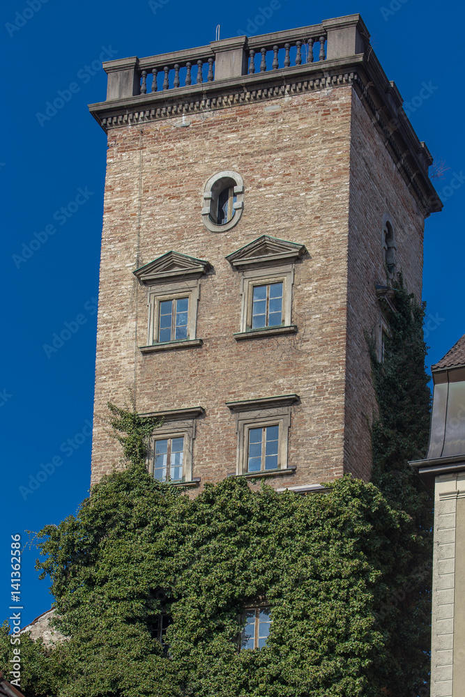 Turm an der Augsburger Stadtmauer