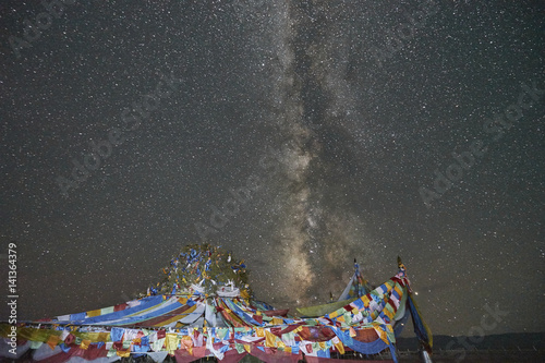 Milky Way, Chaka Salt Lake, Haixi, Qinghai Province, China photo