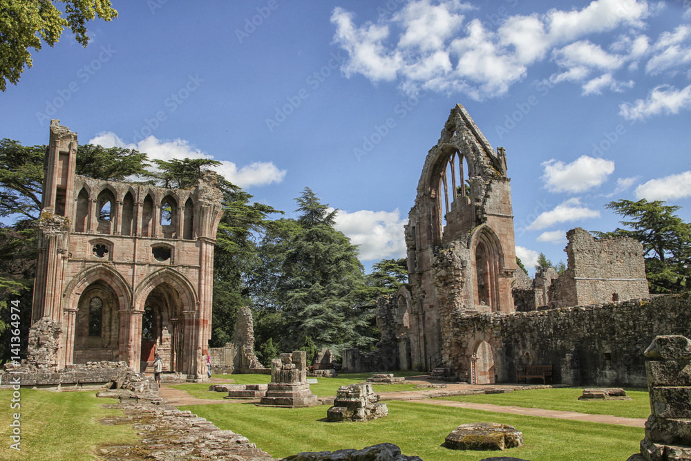 Dryburgh abbey on the Scottish borders