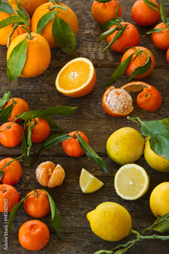 oranges, lemons and tangerines