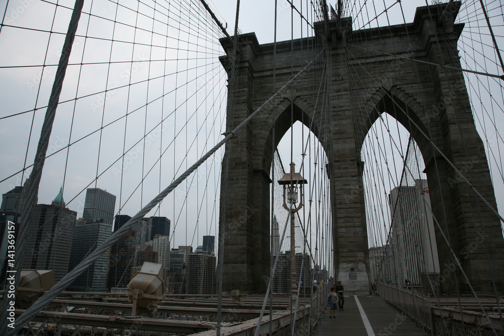 Fototapeta premium Die Brooklyn Bridge