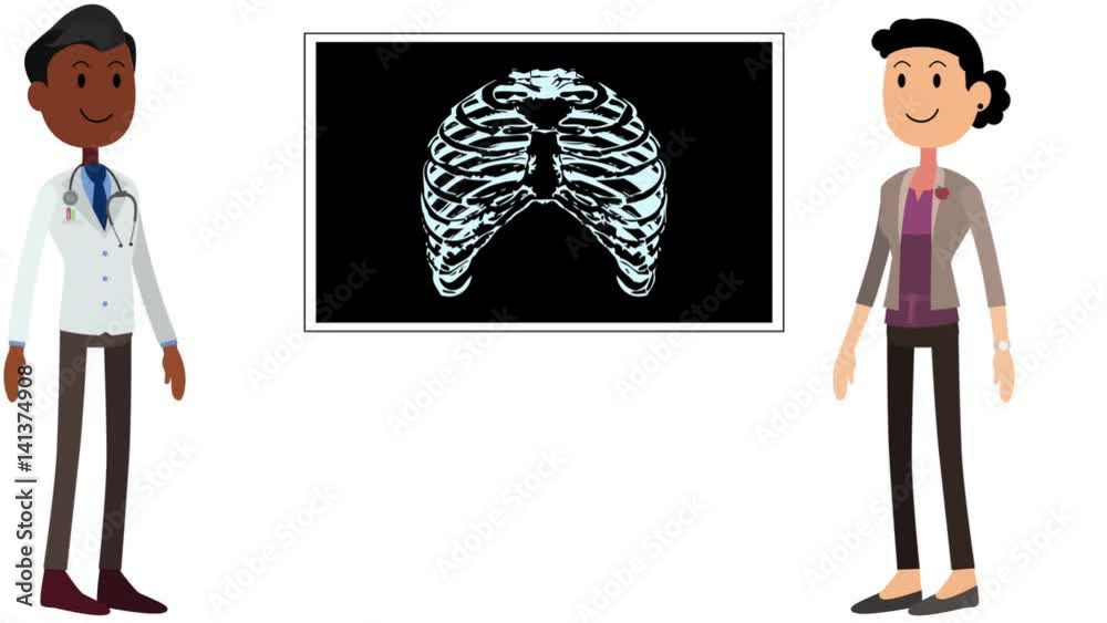 medecin et patiente radiographie