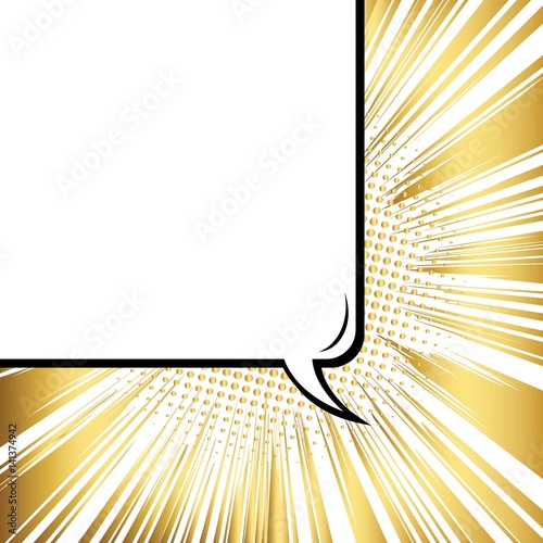 Abstract creative concept vector comic pop art style blank, layout template with clouds beams and isolated dots background. For sale banner, empty speech bubble set, illustration halftone book design.