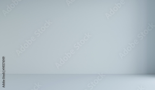 Wallpaper Mural Empty white minimalist room. 3d rendering Torontodigital.ca