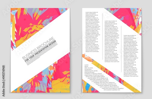 Abstract vector layout background set. For art template design  list  page  mockup brochure theme style  banner  idea  cover  booklet  print  flyer  book  blank  card  ad  sign  sheet   a4.