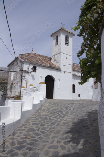 Parauta, Church, white villages typical of Andalucia photo