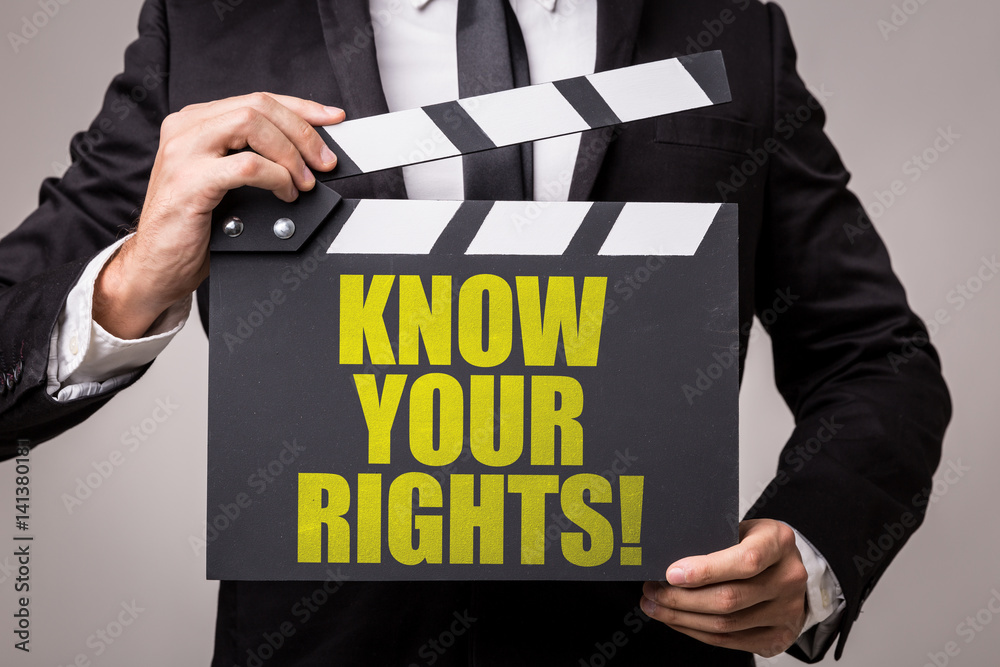 Obraz premium Know Your Rights