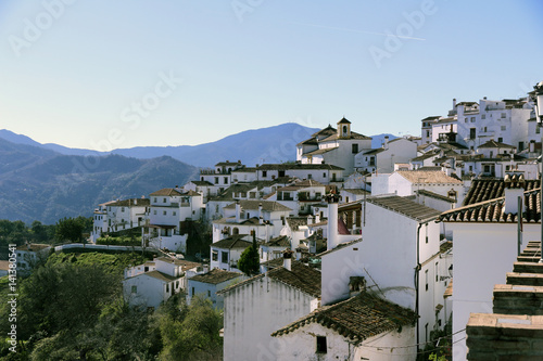 Benalauria, scenes and white villages typical of Andalucia photo