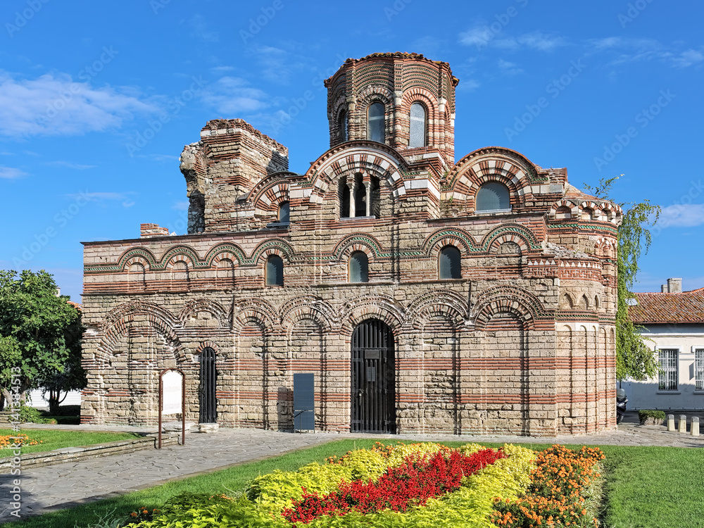 Church of Christ Pantocrator of the 13th-14th century in Nessebar, Bulgaria 