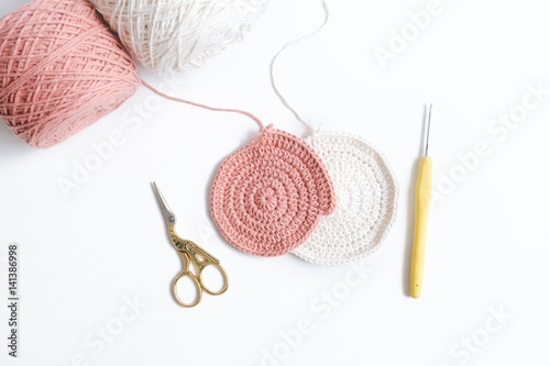Crochet for Beginner on White Background