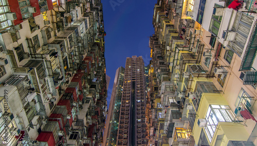 Dark Hole, Old dense apartment in Tai Koo, Hongkong © TeTe Song