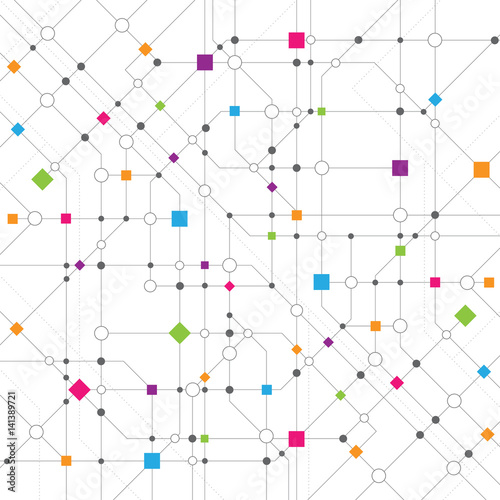 Abstract Network Background
