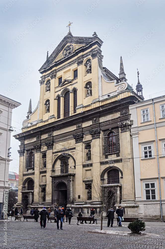 Catholic church of the Jesuits in Lviv