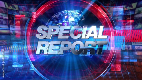 Special Report - Broadcast Graphics Title Animation 4K