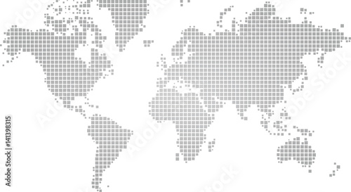 World map vector 