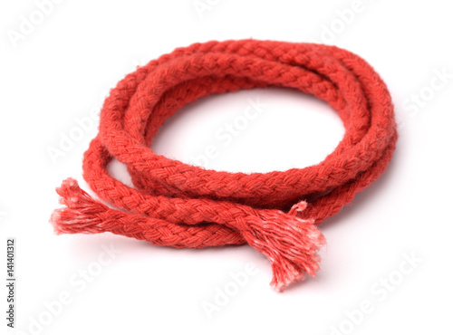 Old red rope