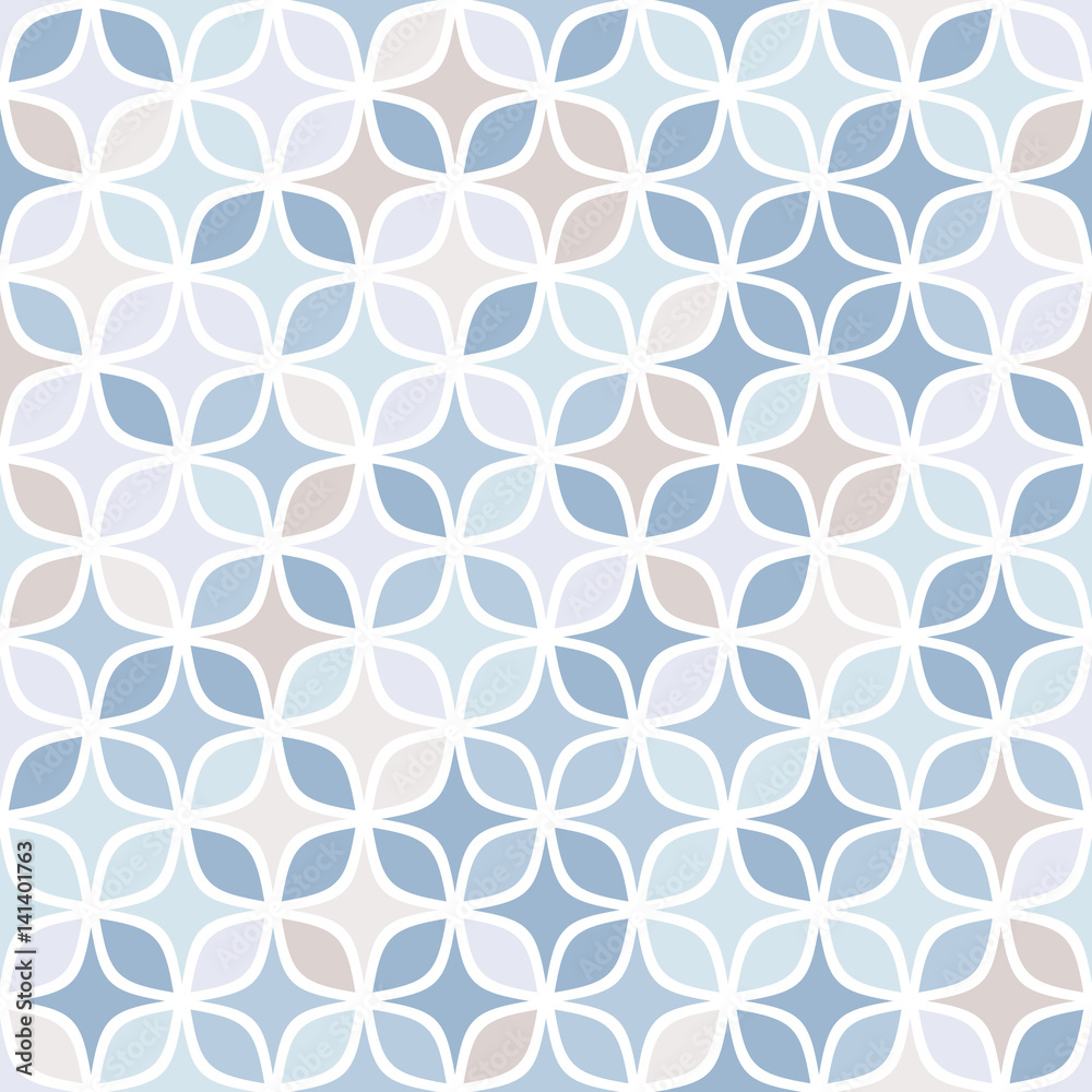 Fototapeta premium Abstract seamless pattern with lots of geometric elements.