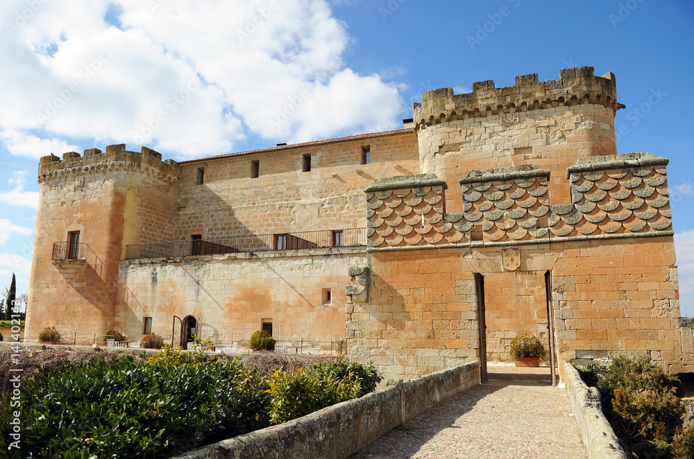 Castillo de Villanueva de Cañedo, provincia de Salamanca, España