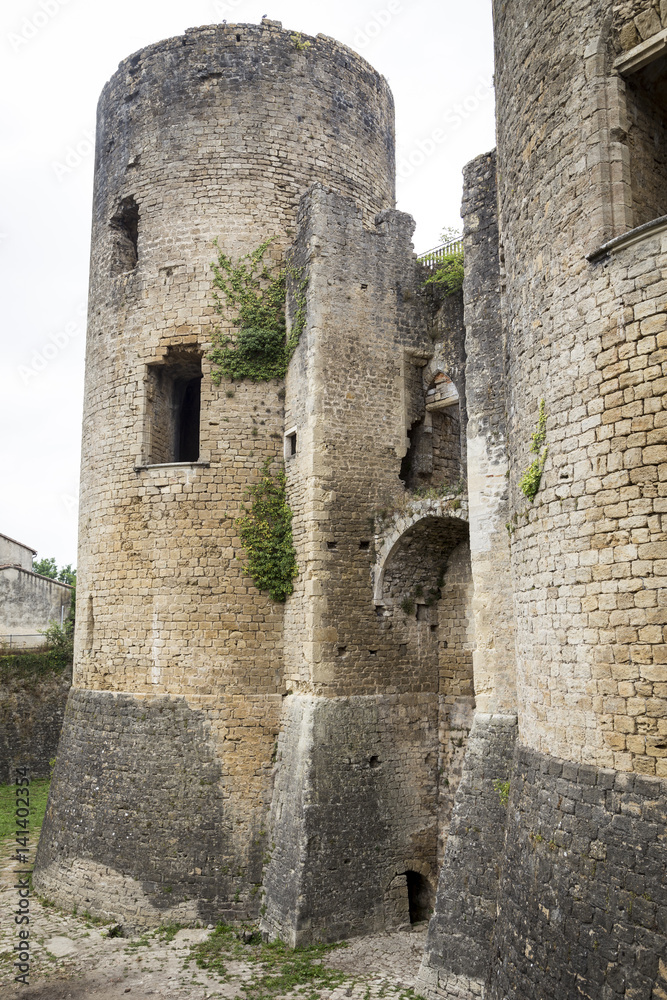 Fortified French medieval town