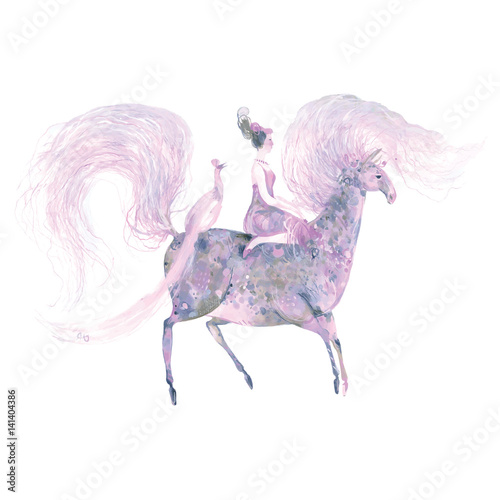 Beautiful horsewoman.