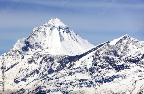 Mount Dhaulagiri, view from Thorung La pass