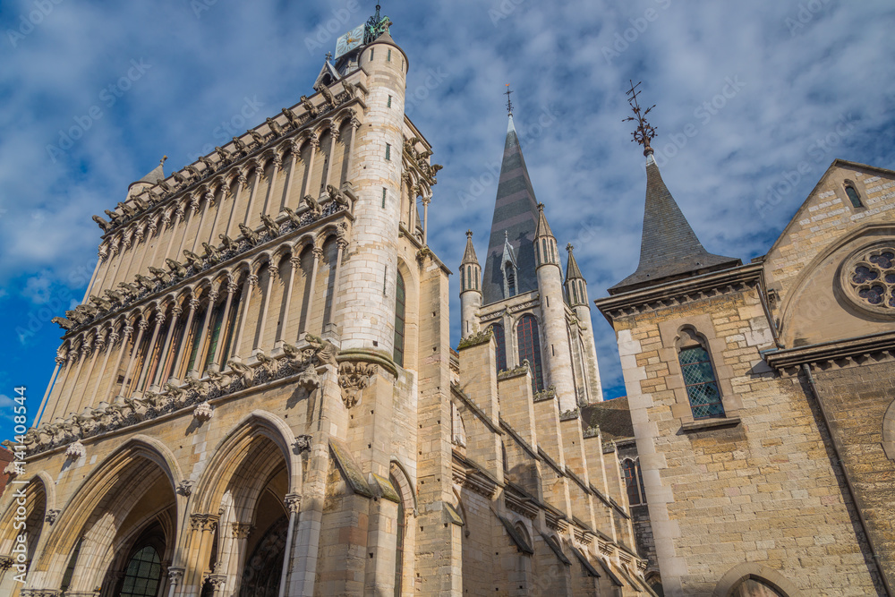 Fototapeta premium Notre Dame Kirche Dijon, Frankreich