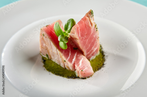 Delicious Fried Tuna Fillet