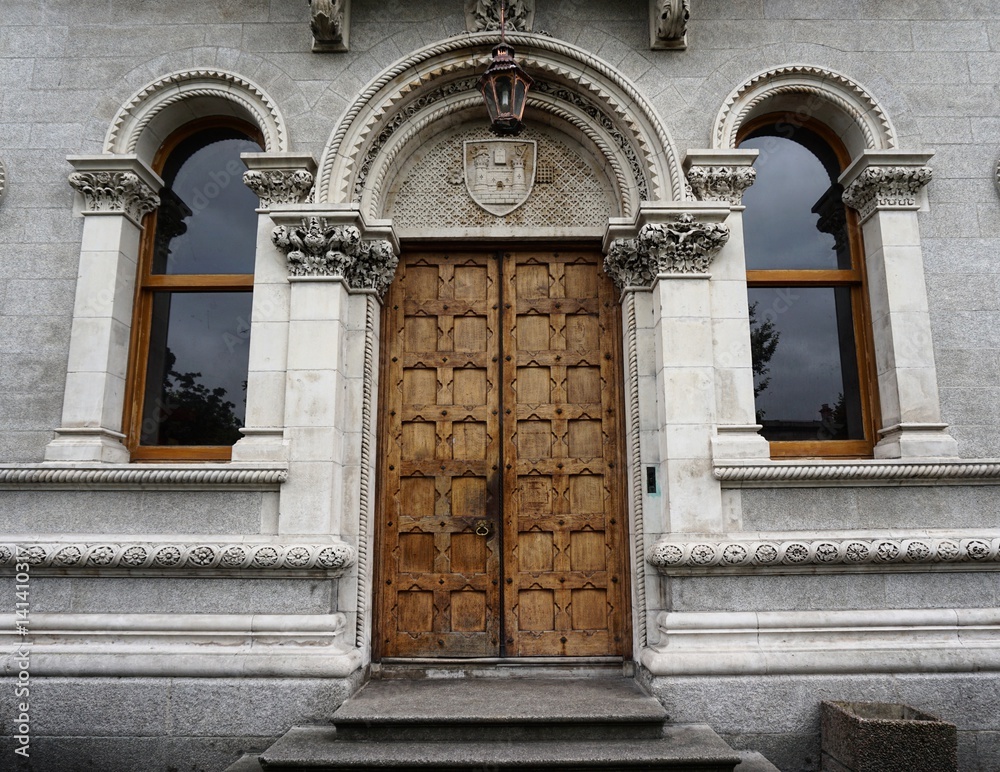 Tür | Holztür in Dublin, Irland