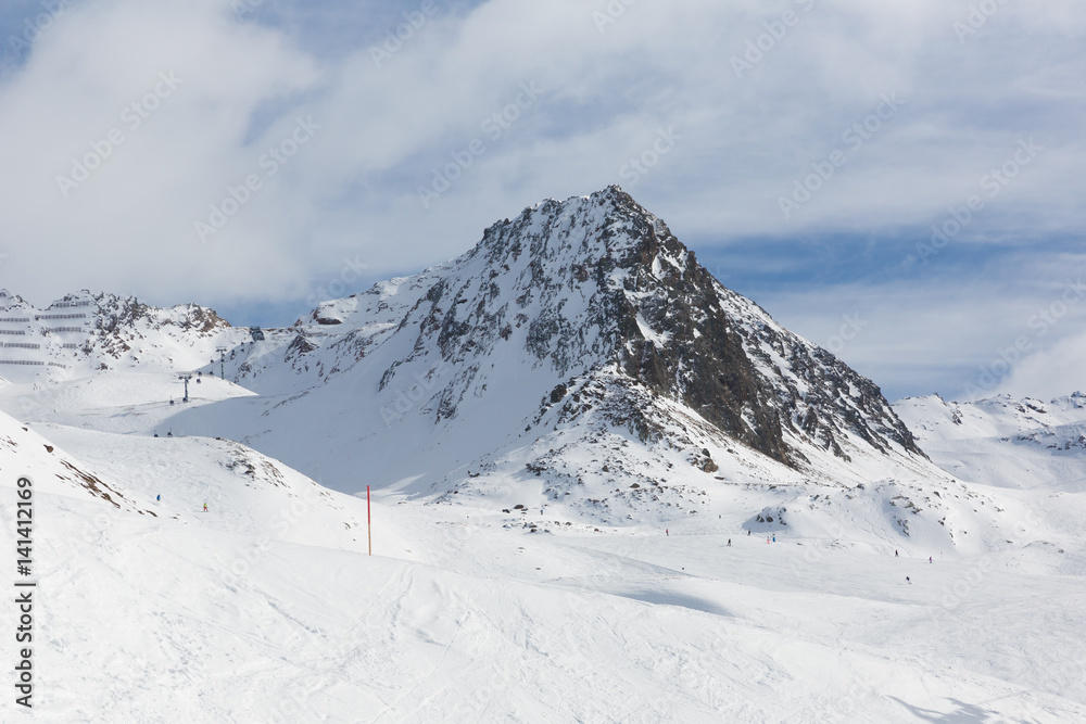 Ötztaler Alpen im Winter 