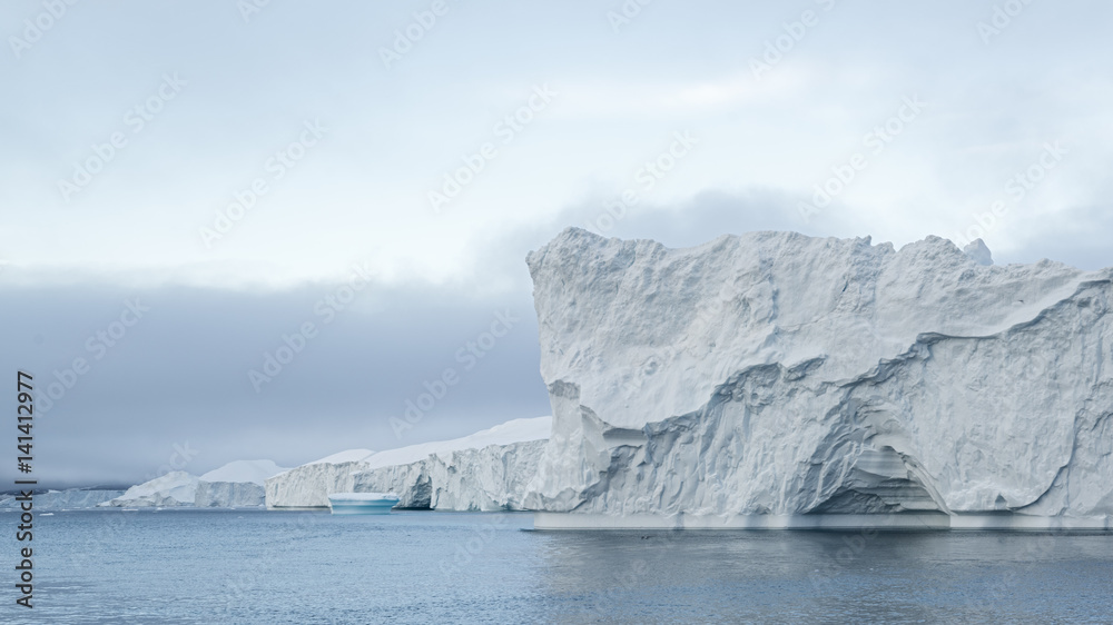 View of the iceberg in Ilulissat, Greenland View of the iceberg in Ilulissat, Greenland