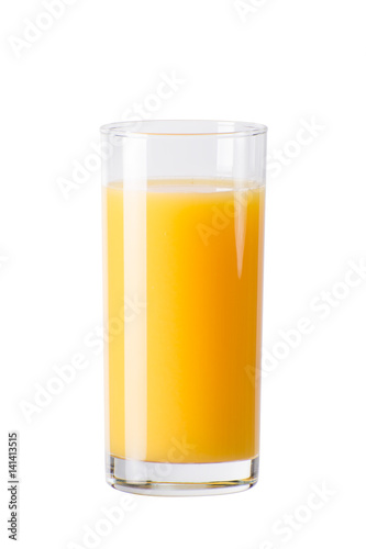 Glass of orange juice