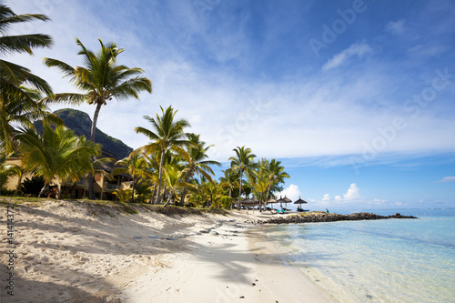 Luxurious five stars holiday resort on tropical paradise island © pawel70