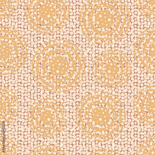 Beige abstract organic vector seamless pattern background 1