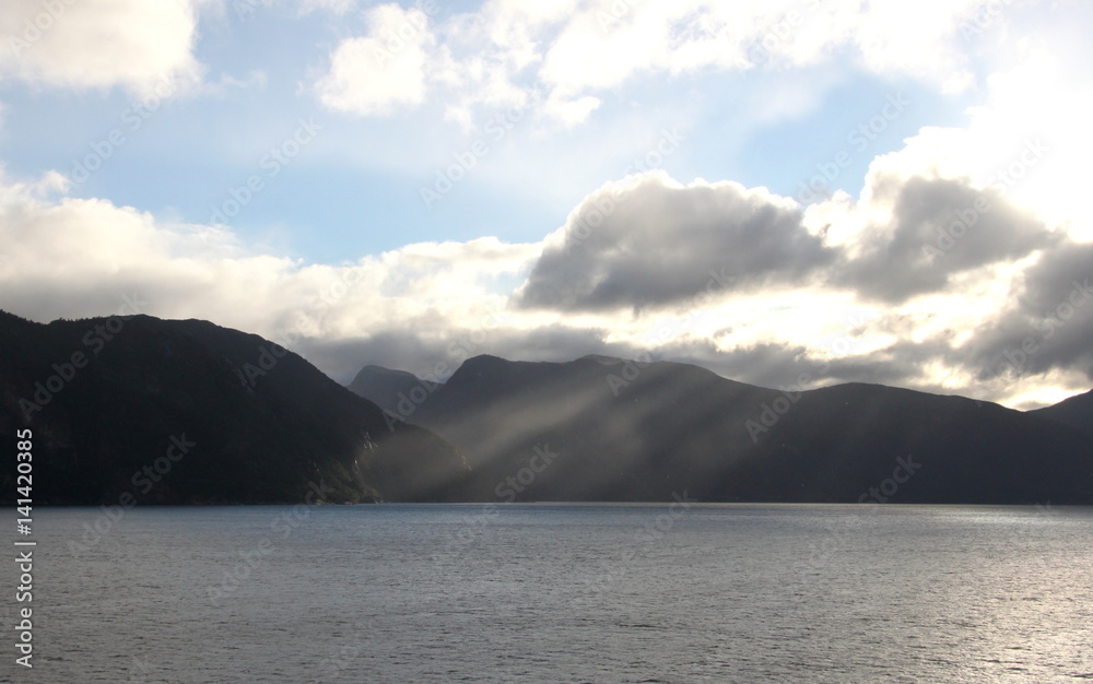 Fototapeta premium Norweski fiord