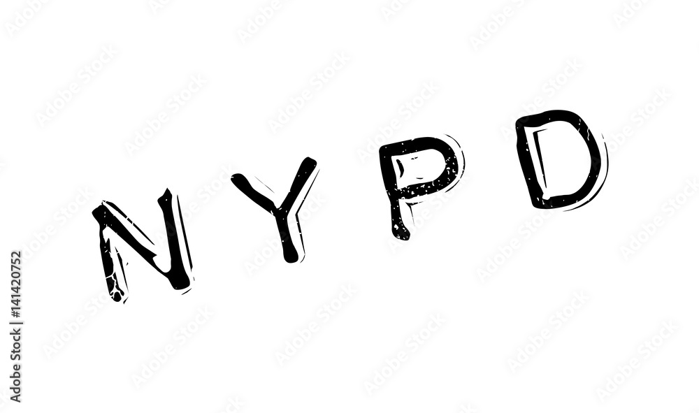 Nypd rubber stamp. Grunge design with dust scratches. Effects can be easily removed for a clean, crisp look. Color is easily changed. Nypd rubber stamp. Grunge design with dust scratches. Effects can be easily removed for a clean, crisp look. Color is easily changed.
