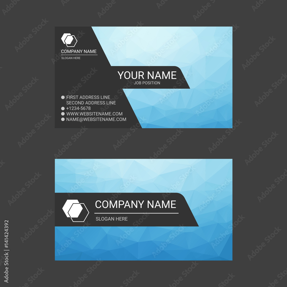 Colorful Abstract Business Card Templates Colorful Abstract Business Card Templates
