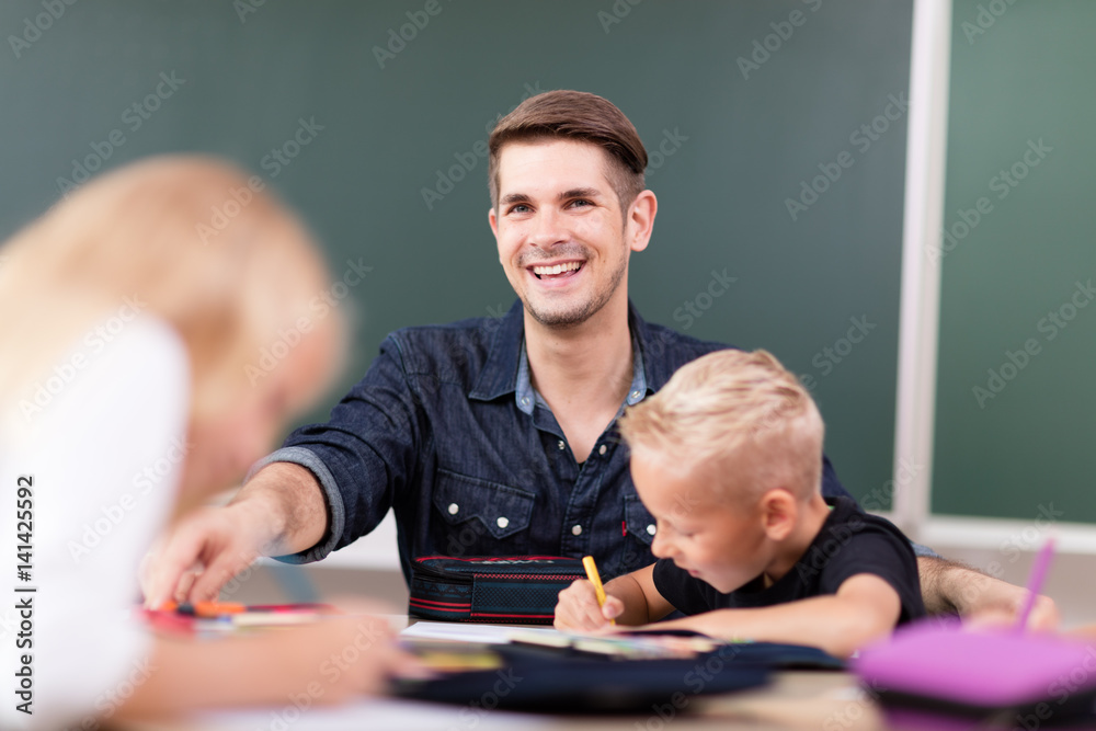 Naklejka premium Lernsituation in der Grundschule