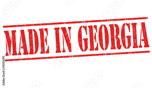 Made in Georgia sign or stamp