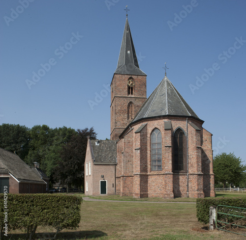 Church of Rolde Netherlands Drente. Village. Countryside photo