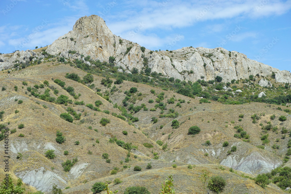 Karadag natural reserve of the massif