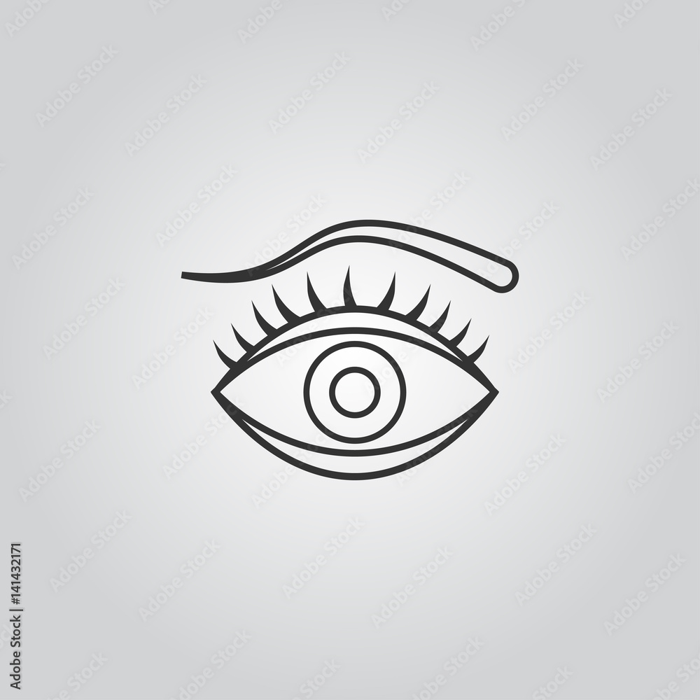 Obraz premium Female eye icon
